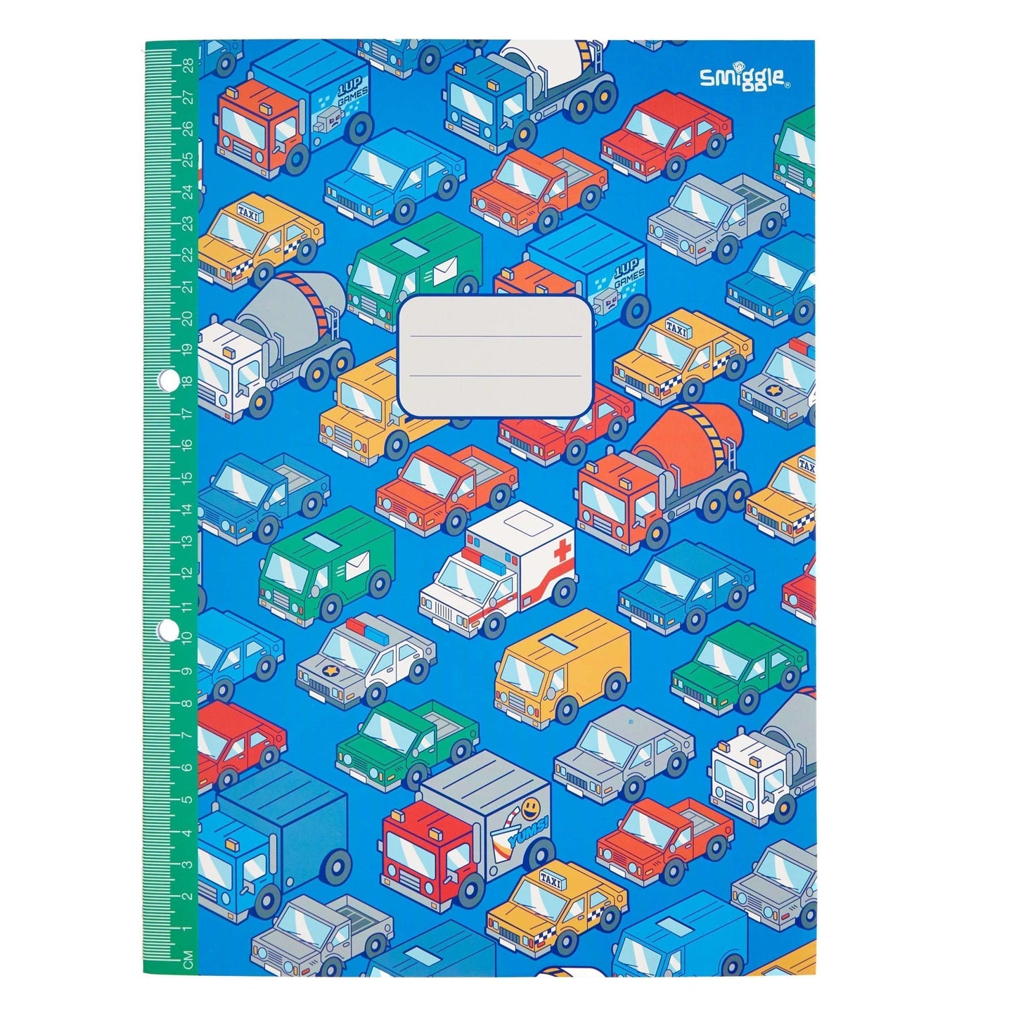 Smiggle - Cetvelli Çizgili 64 Sayfa A4 Defter-0