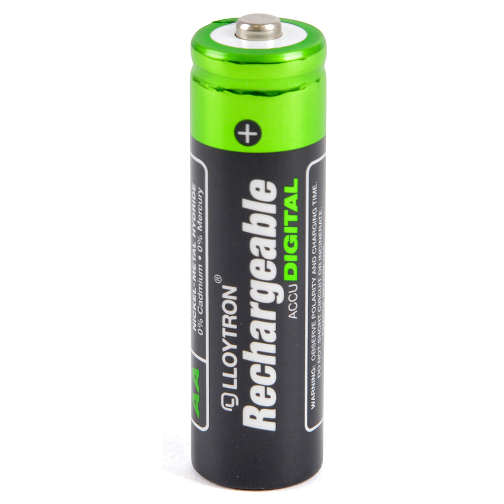 Lloytron B012 Rechargeable Accudigital AA Ni-MH Batteries 1300mAh 4 Pack-1