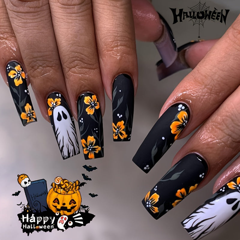 Black Square Press-On Nails-0