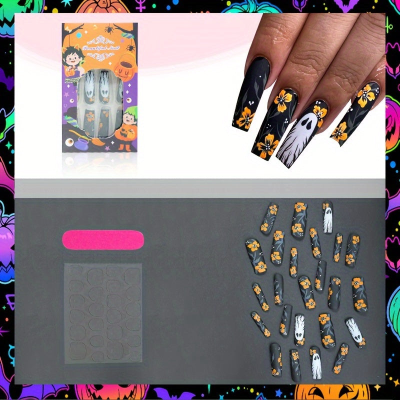 Black Square Press-On Nails-2