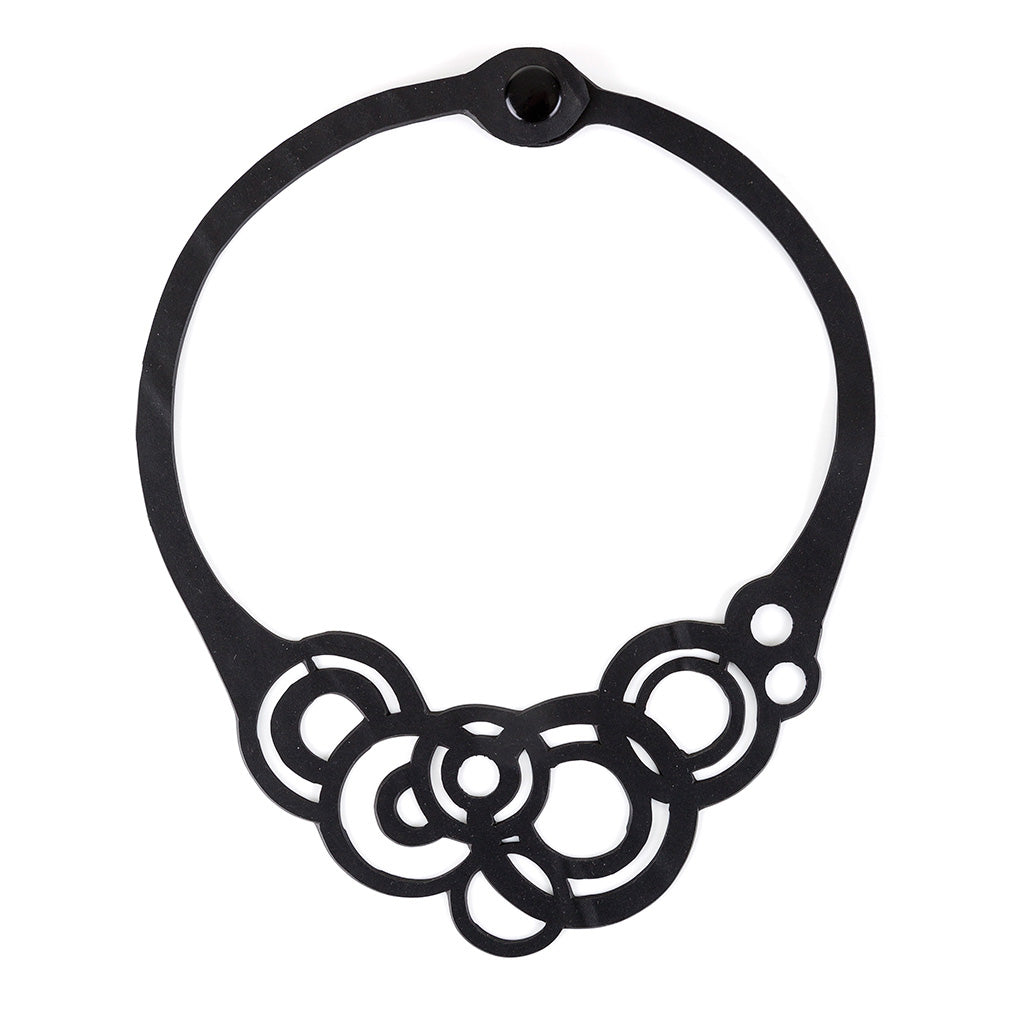 Circular Rubber Necklace-3