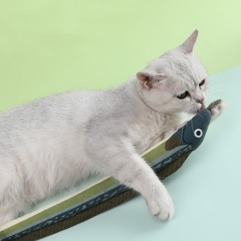Canvas Interactive Mint Fish Teaser Cat Wand-4