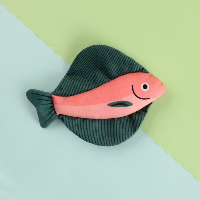 Canvas Interactive Mint Fish Teaser Cat Wand-5