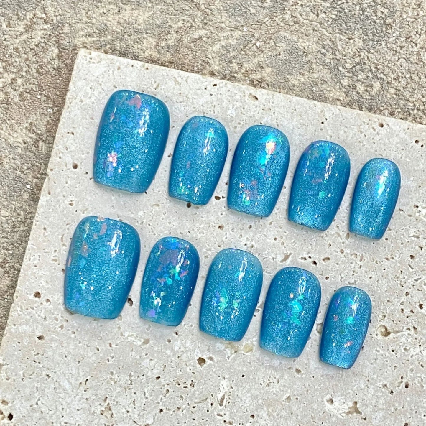 Cat's Eye Press On Nails-6