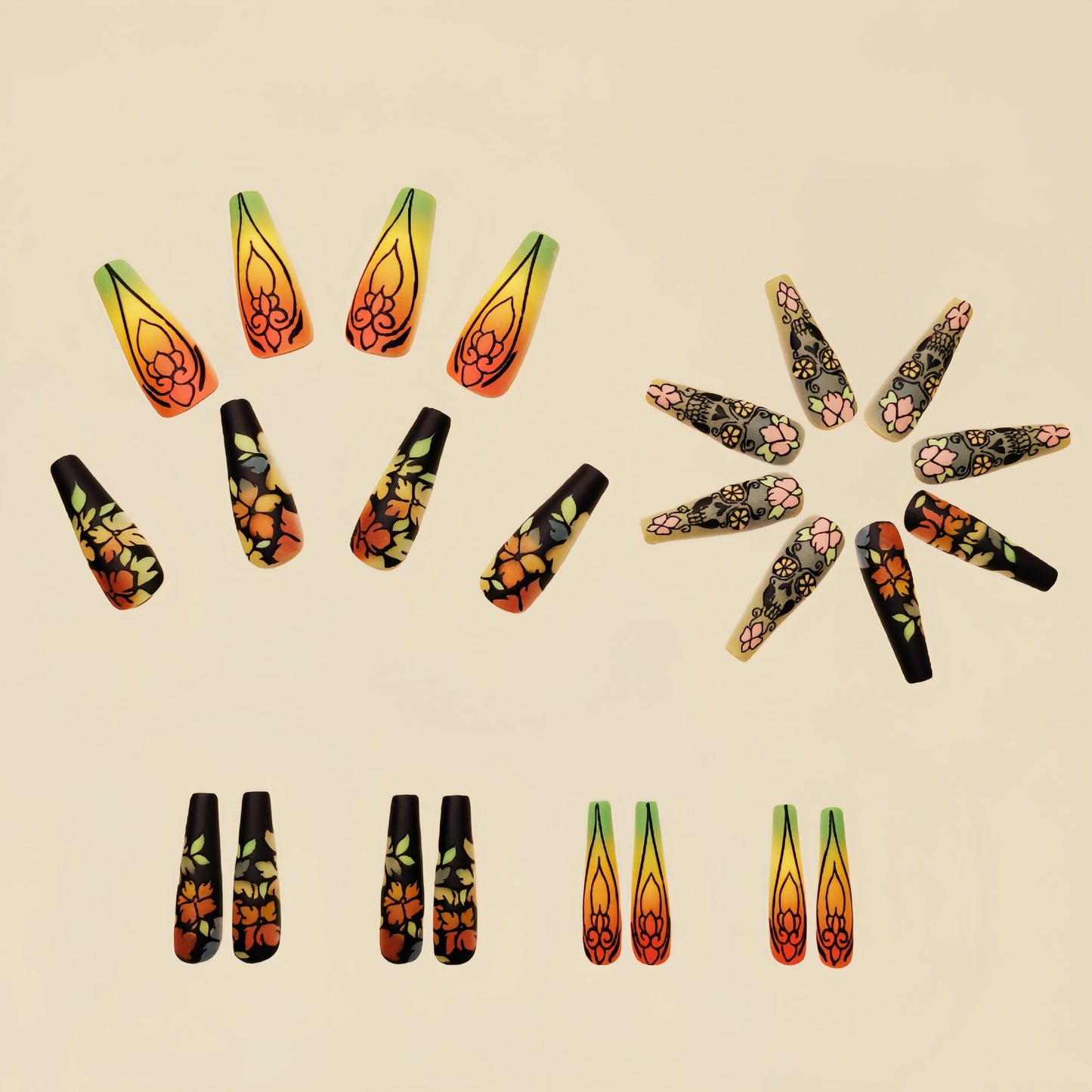 Coffin Press-On Nails-2