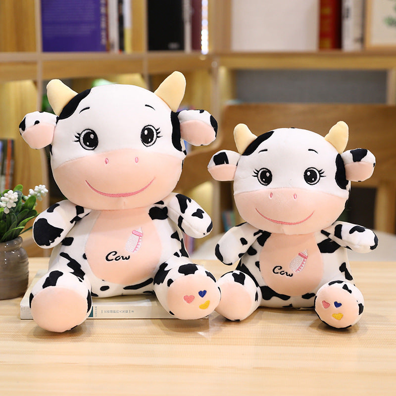 Cute Baby Cow Doll Plush Toys-0