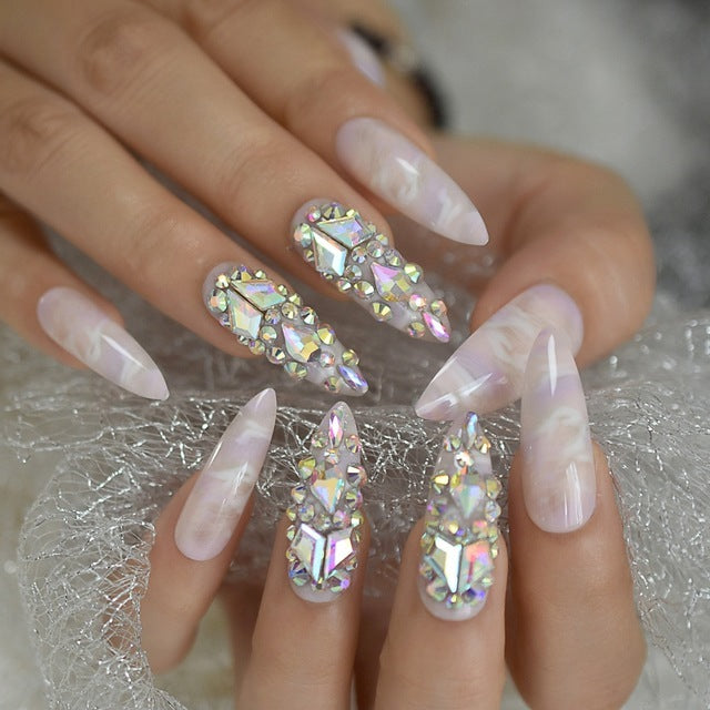 Diamond nail sequins-9