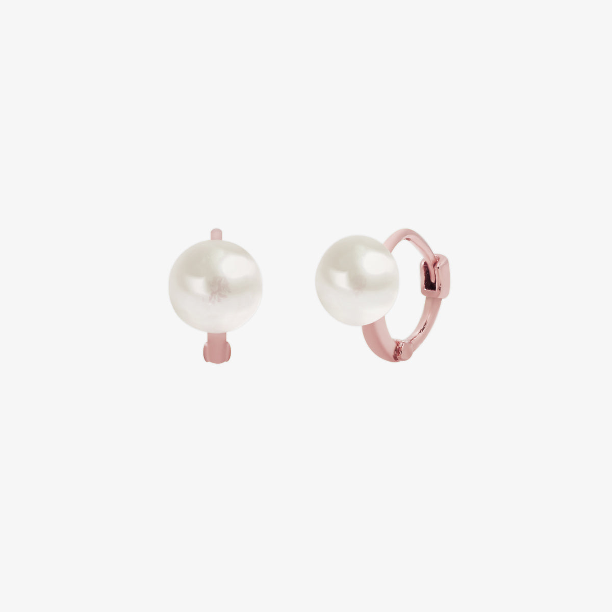 Fresh Water Pearl Huggie Earring-6