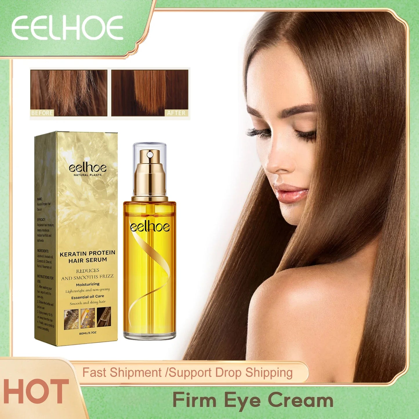 EELHOE Keratin Repair Serum Spray-0