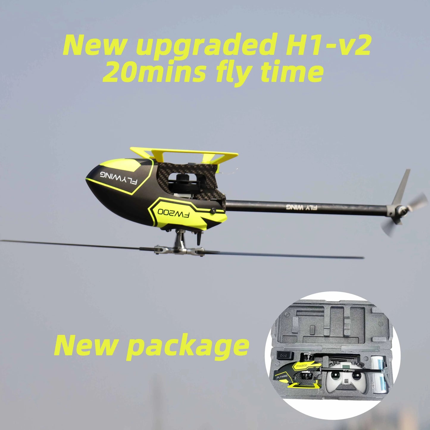 Flywing FW200 Smart GPS RC Helicopter-4
