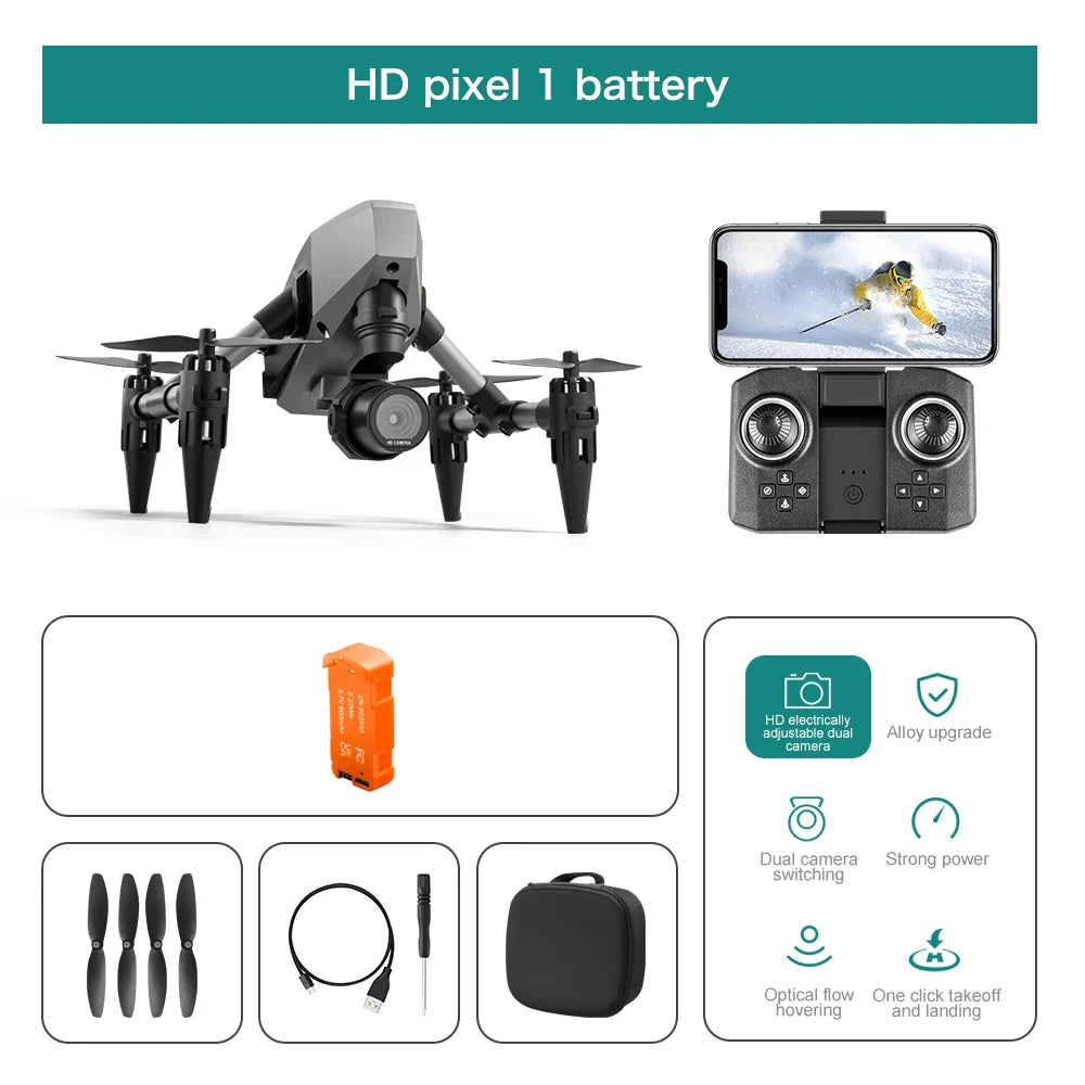Foldable XD1 Mini Drone with Dual HD Cameras-6