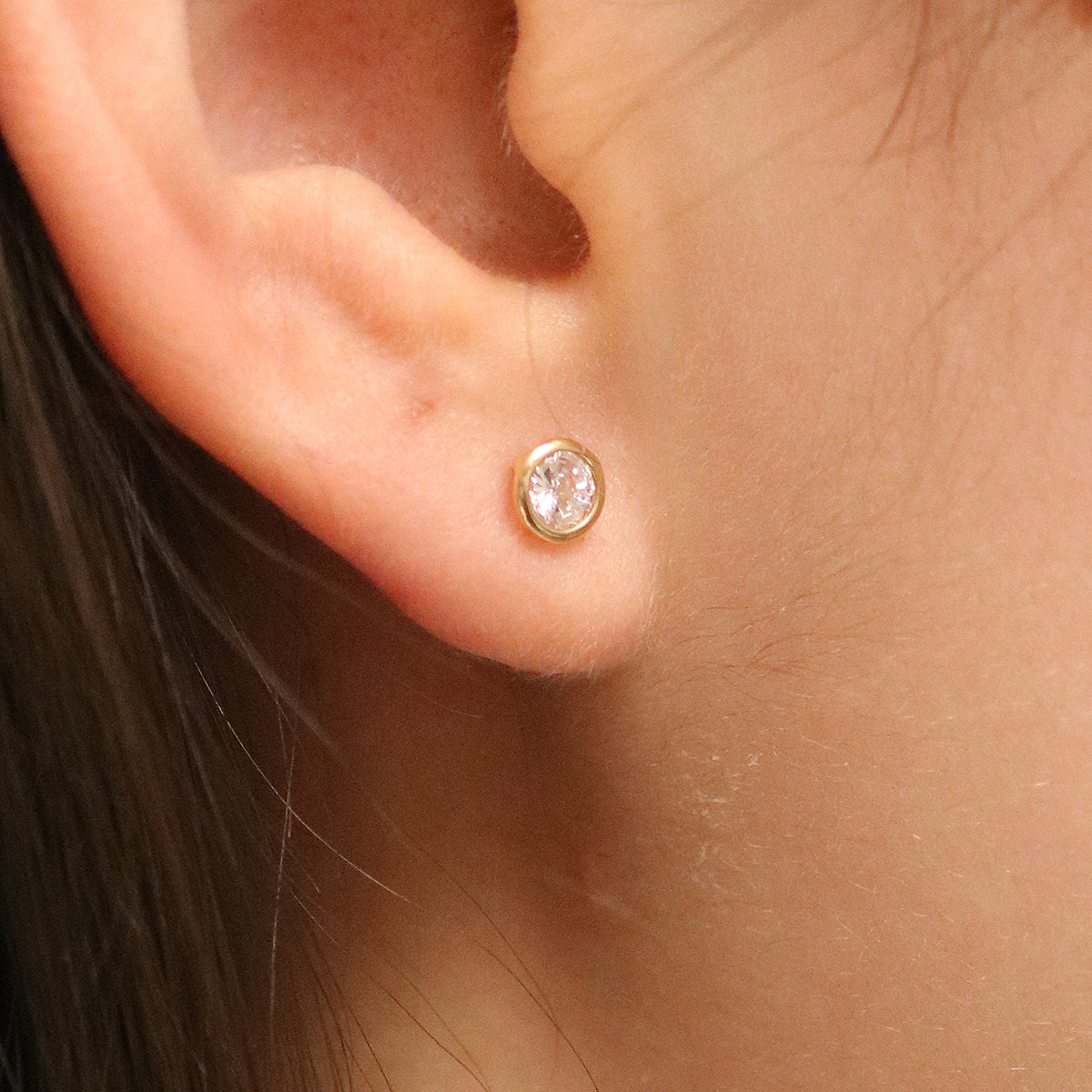 White topaz studs-3