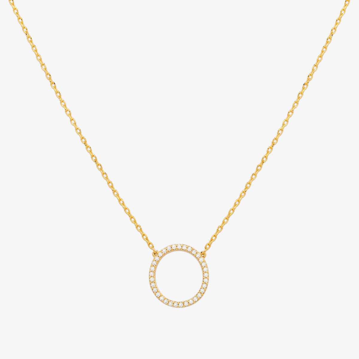 Cubic circle necklace-0
