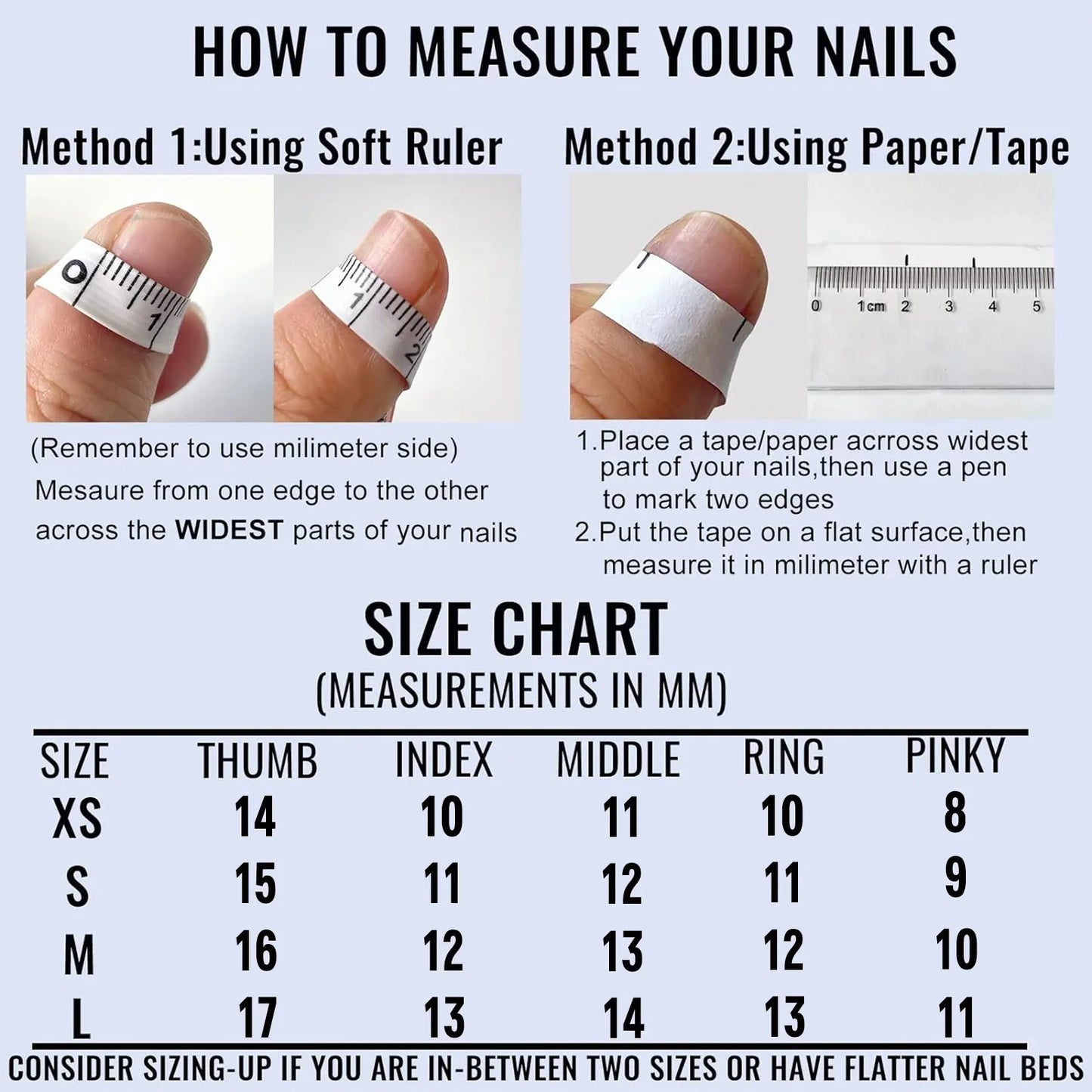 Glossy Almond French Press On Nails Set-2