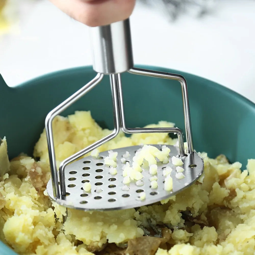 Stainless Steel 2-in-1 Potato Masher & Ricer-3