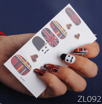 Stylish Nail Decals-10