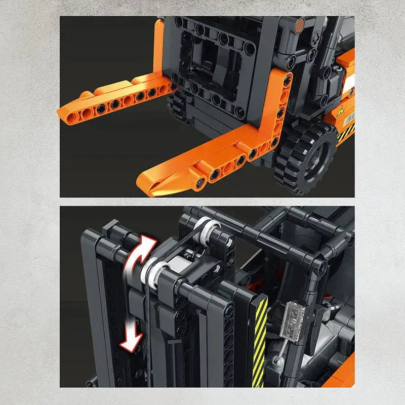 Technic RC Heavy Duty Forklift Building Kit (592 Piece)-2