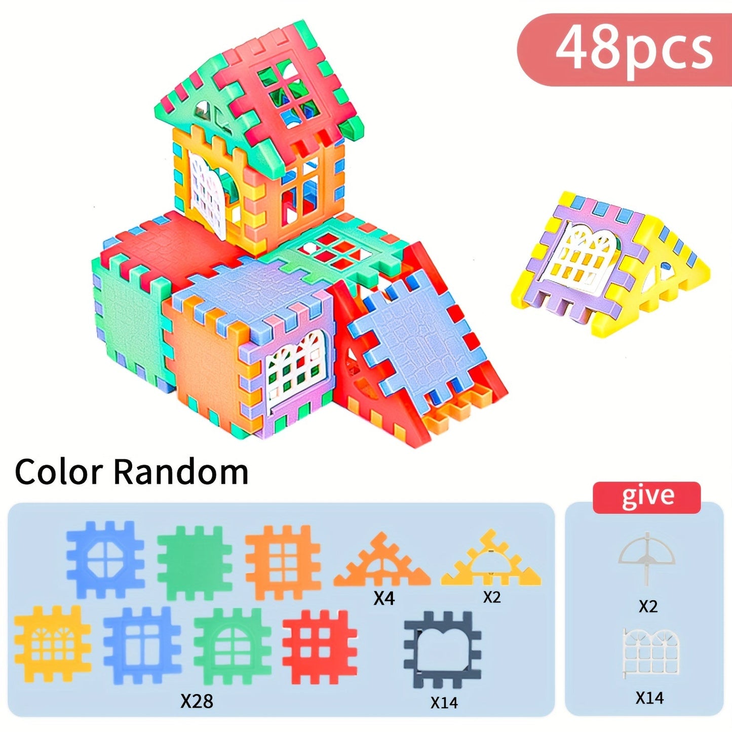 Vibrant Interlocking STEM Building Blocks-1