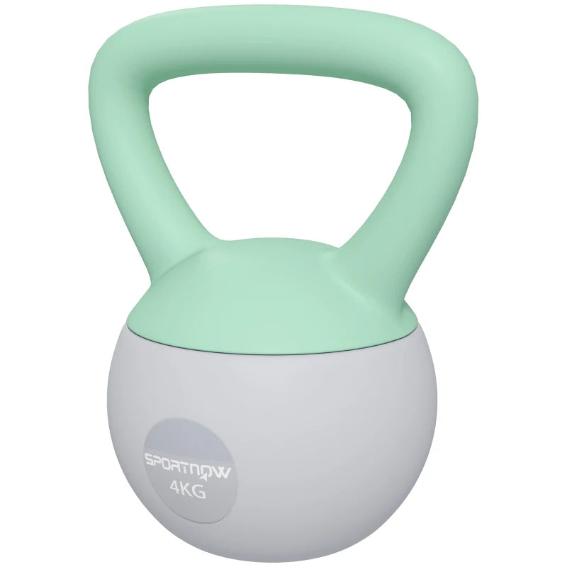 4KG Kettlebell, Soft Kettle Bell with Non-Slip Handle for Home Gym Weight Lifting and Strength Training | SPORTNOW-0