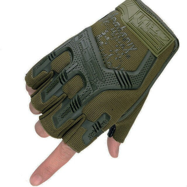 Tactical Military Gloves Half Finger Paintball Airsoft Gloves Protective Gear-8