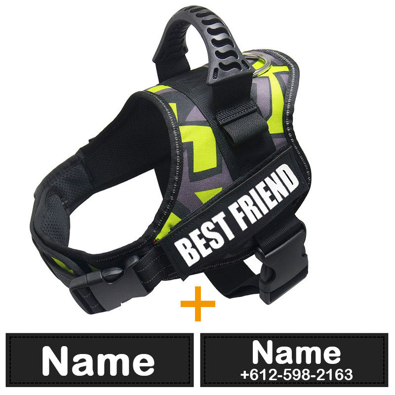 Dog Harness ID Tag Custom Harness-13