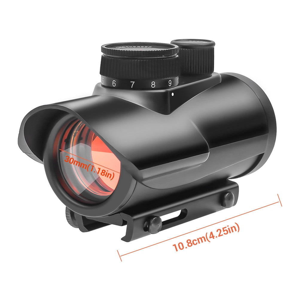 1x30mm Red Green Blue Brightness Sight Airsoft-4