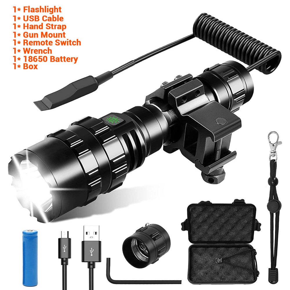 1600 Lumen Tactical Flashlight Outdoor Airsoft-9