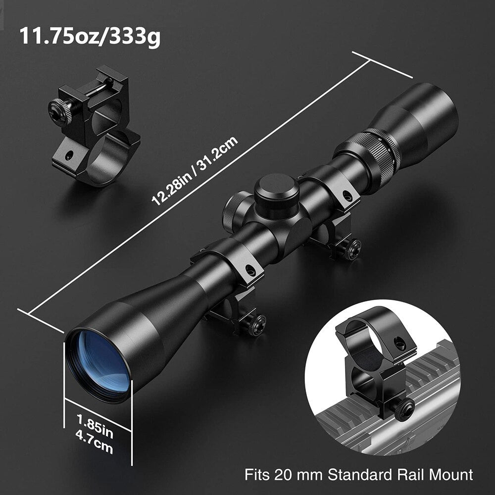 3-9x40 Tactical Rifle Scope Airsoft-4