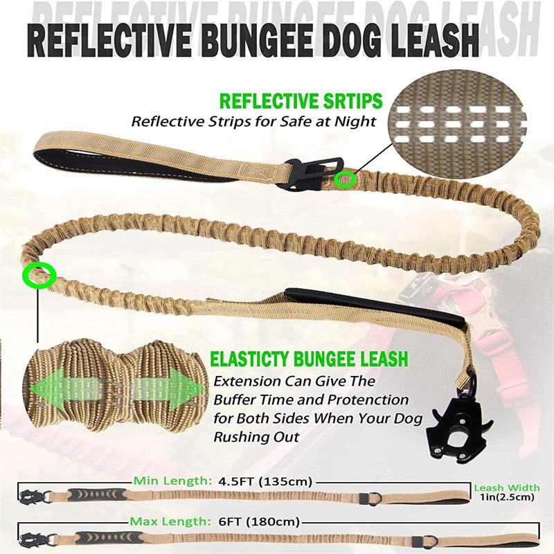 4 in 1 Shock Absorbing Dog Leash-1