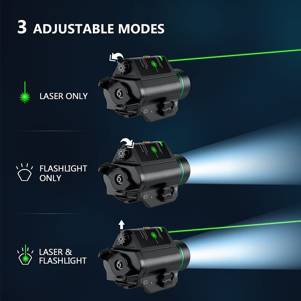 1000 Lumens Pistol Flashlight BB Pistol Laser Light Airsoft-5