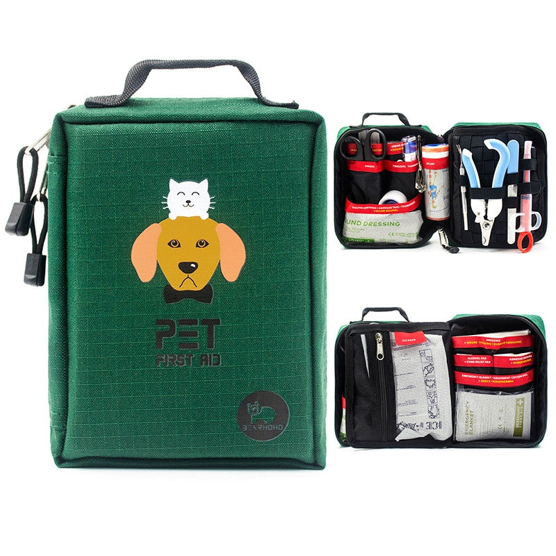Dog First Aid Kit 160pcs Medical Case-7