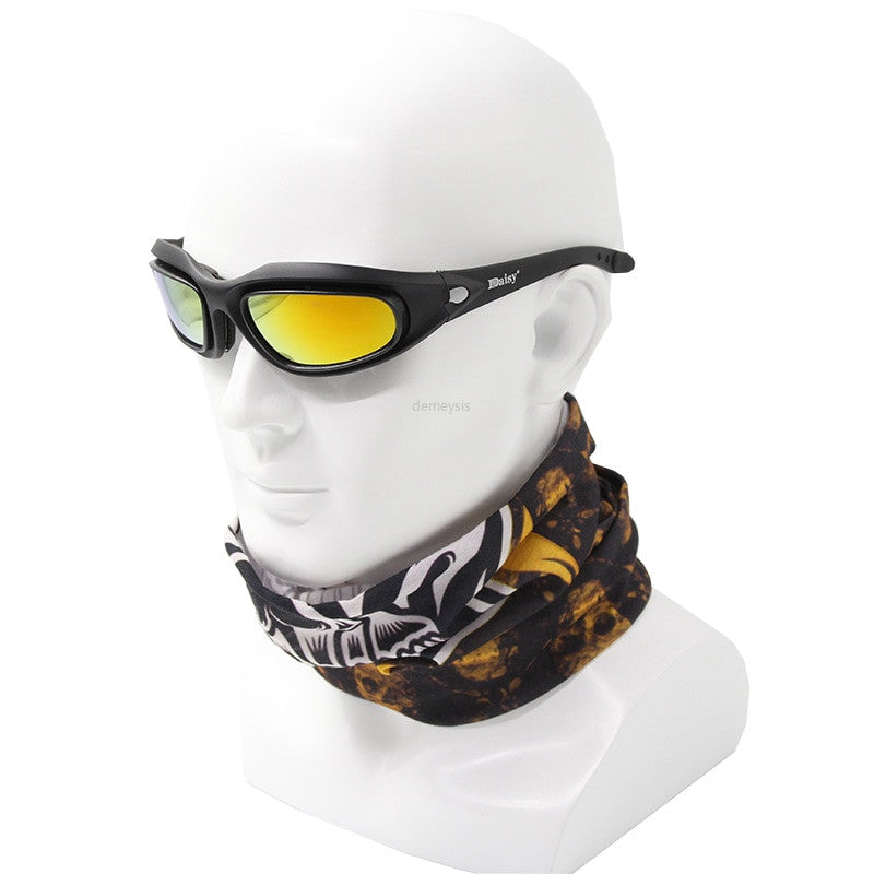Desert 4 Lenses Tactical Glasses-3