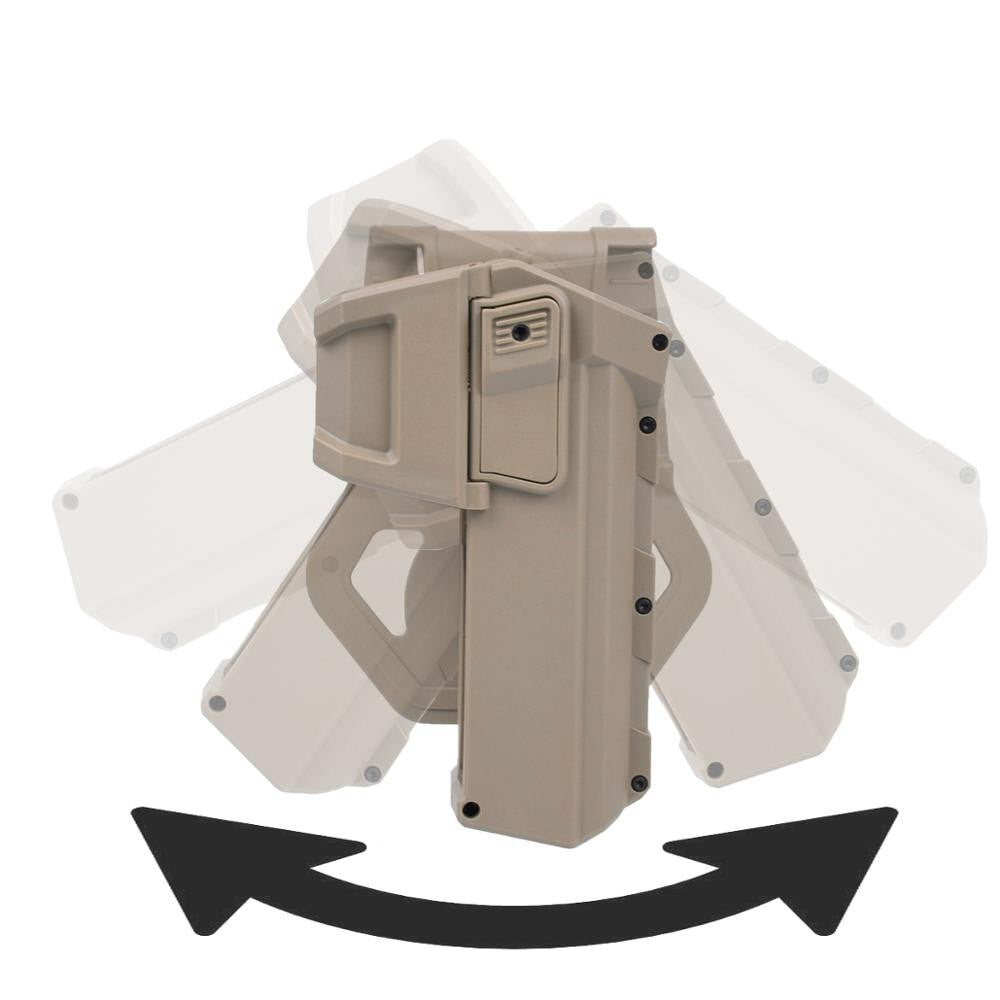Tactical Glock 17 18 Movable Pistol Holsters Airsoft-4