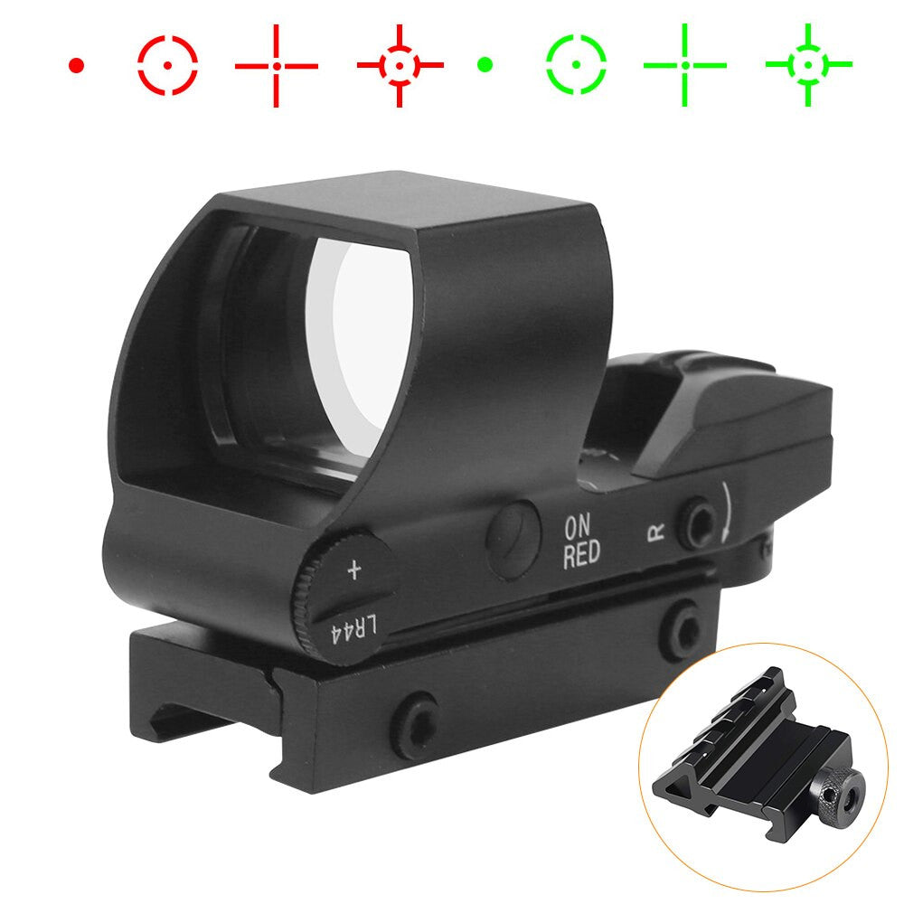 Tactical Reflex Sight Red & Green Dot Sight Airsoft-9