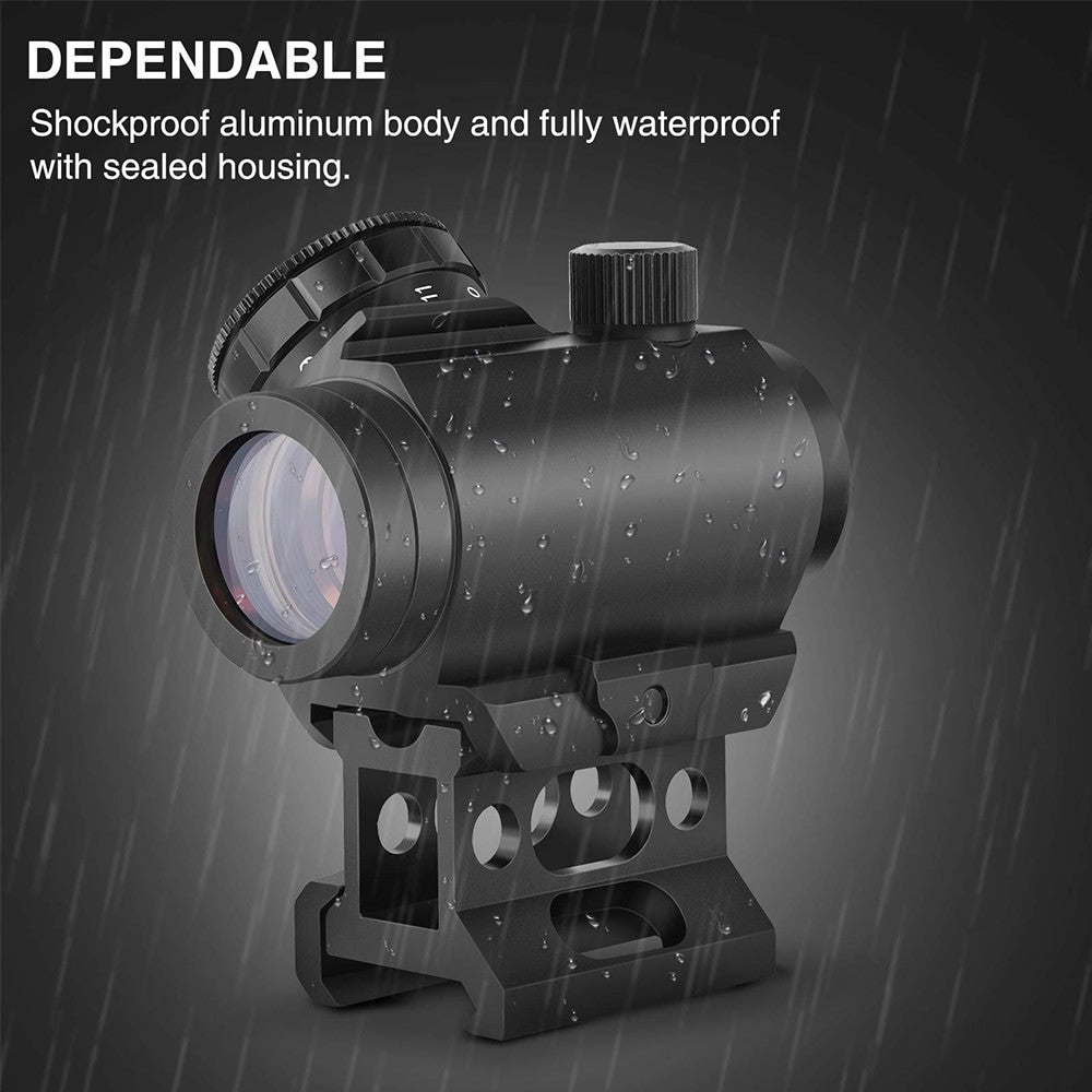 1x20 Tactical Rifle Scope 4 MOA Red Dot Sight Airsoft-3