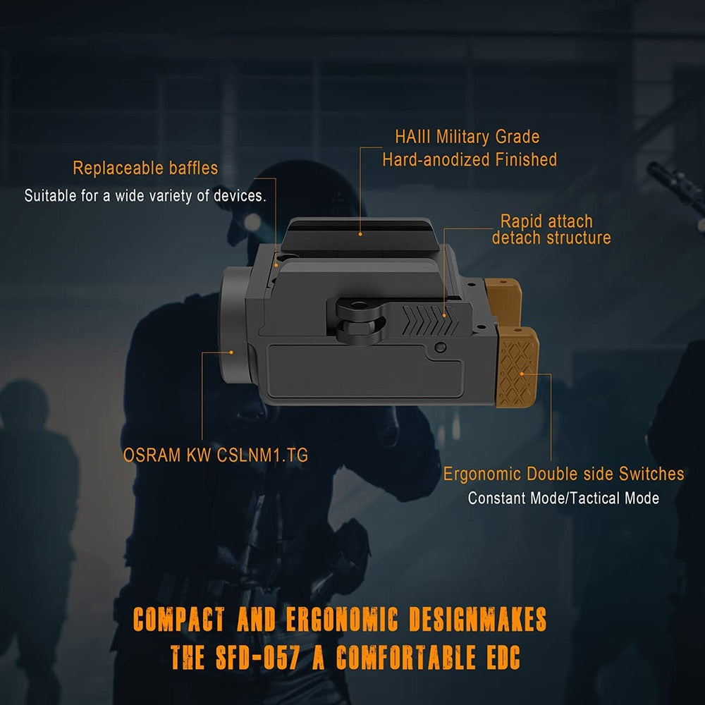 800 Lumen Mini Pistol Light Tactical LED Airsoft-1