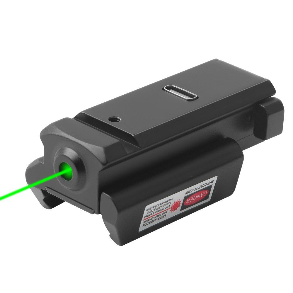 Tactical Laser Sight Pistol USB Rechargeable Green Red Laser Sight Airsoft-7