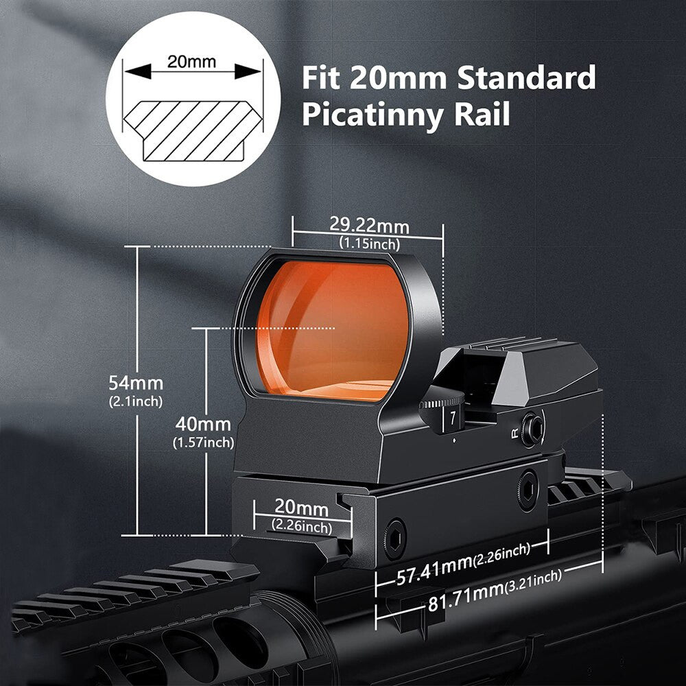 Tactical Red Dot Reflex Sight Airsoft-1