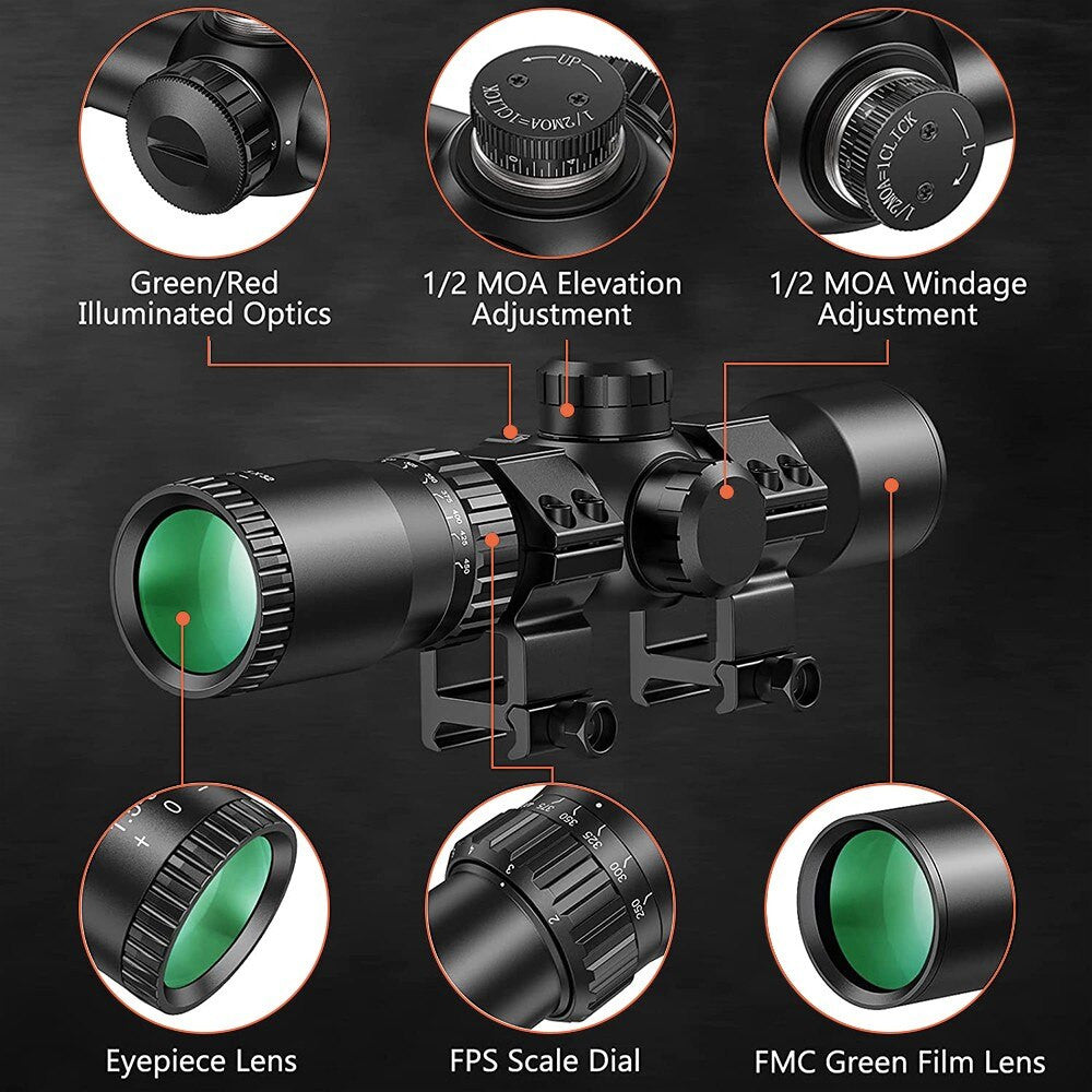 1.5-5x32 IRG Tactical Rifle Scope Airsoft-2