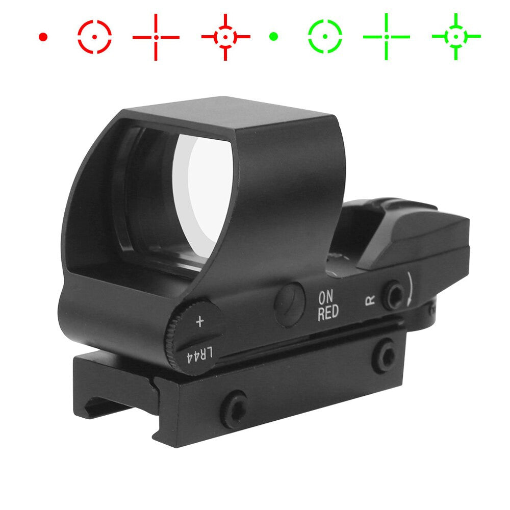 Tactical Reflex Sight Red & Green Dot Sight Airsoft-8