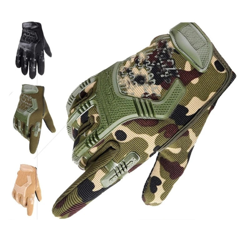 Tactical Military Gloves Half Finger Paintball Airsoft Gloves Protective Gear-0