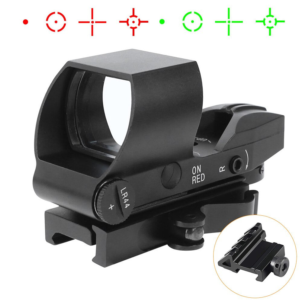 Tactical Reflex Sight Red & Green Dot Sight Airsoft-7