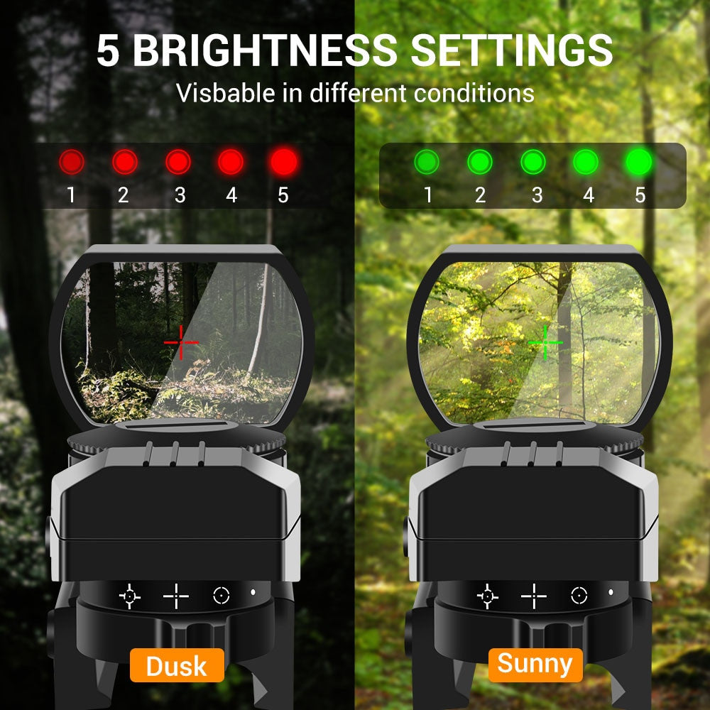Tactical Riflescope Optics Red Green Projected Dot-4