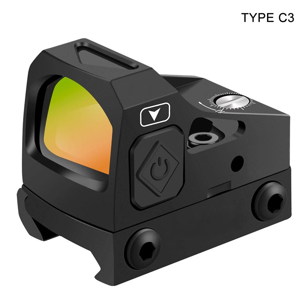 Tactical Mini Red Dot Reflex Sight Red Dot Airsoft-12