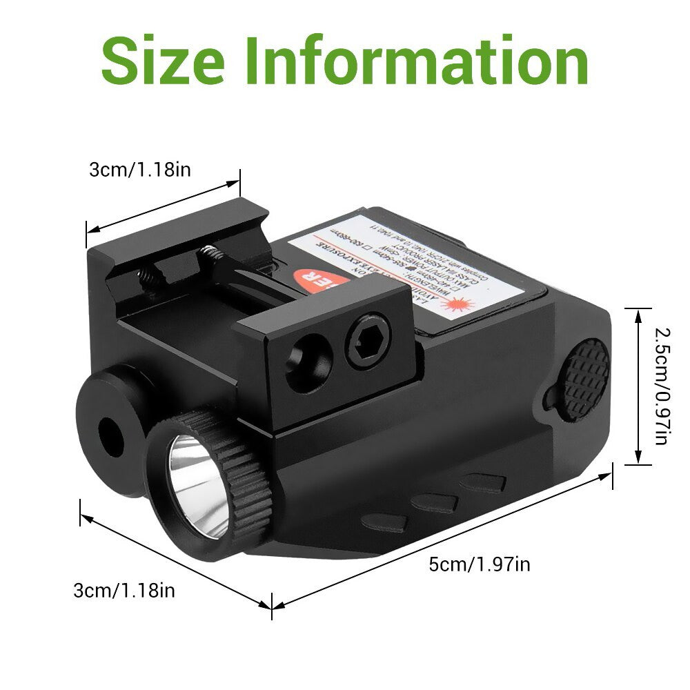Tactical LED Weapon Gun Light Red Laser Sight Airsoft-4