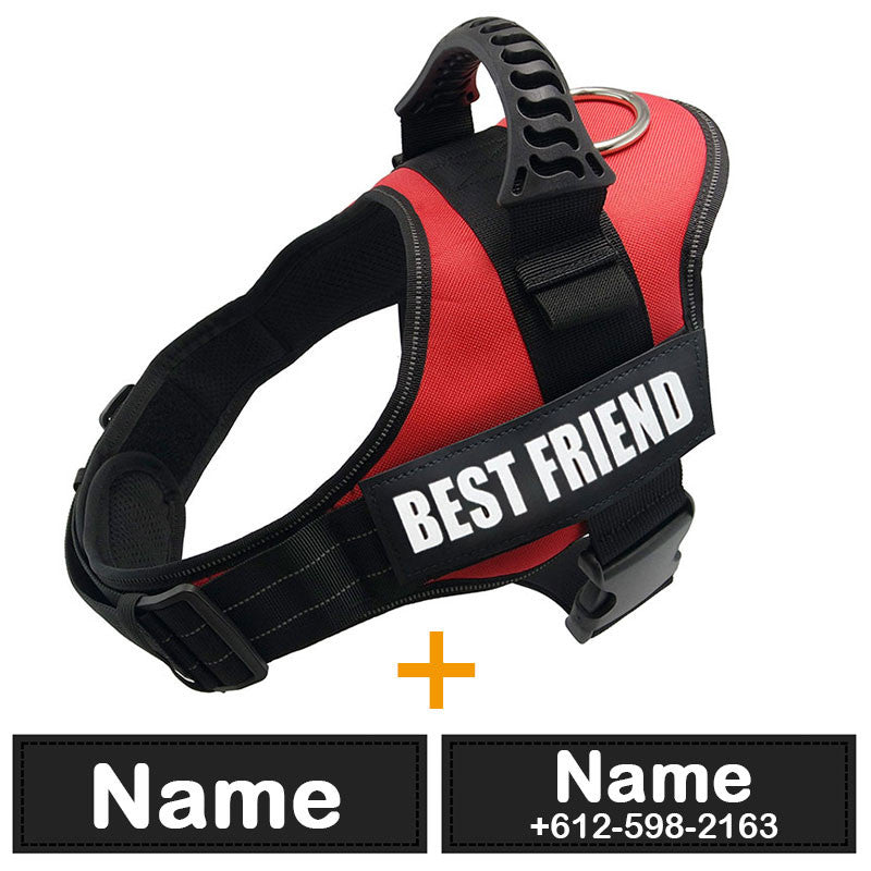 Dog Harness ID Tag Custom Harness-7