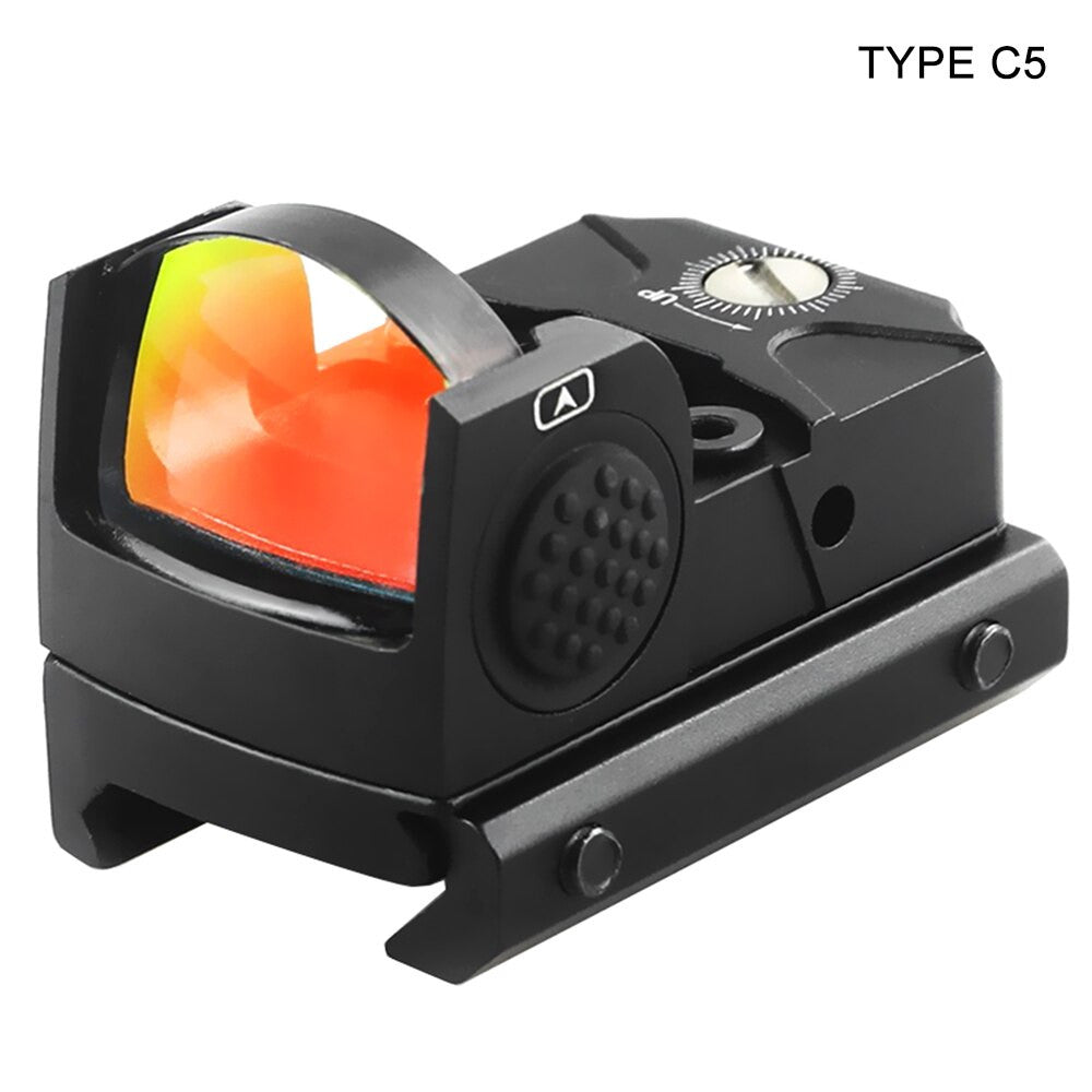 Tactical Mini Red Dot Reflex Sight Red Dot Airsoft-14