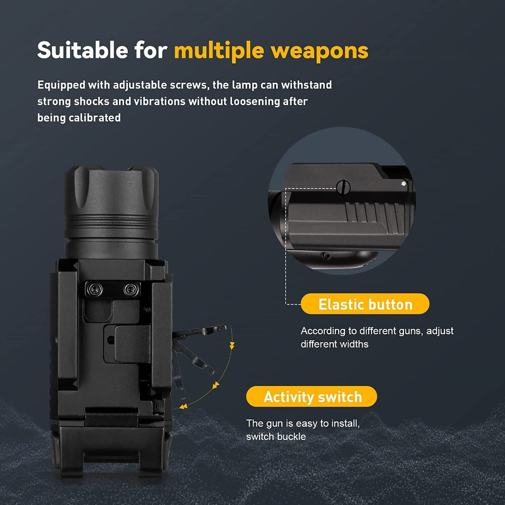 1000 Lumens Tactical LED Weapon Gun Light Military Airsoft-4