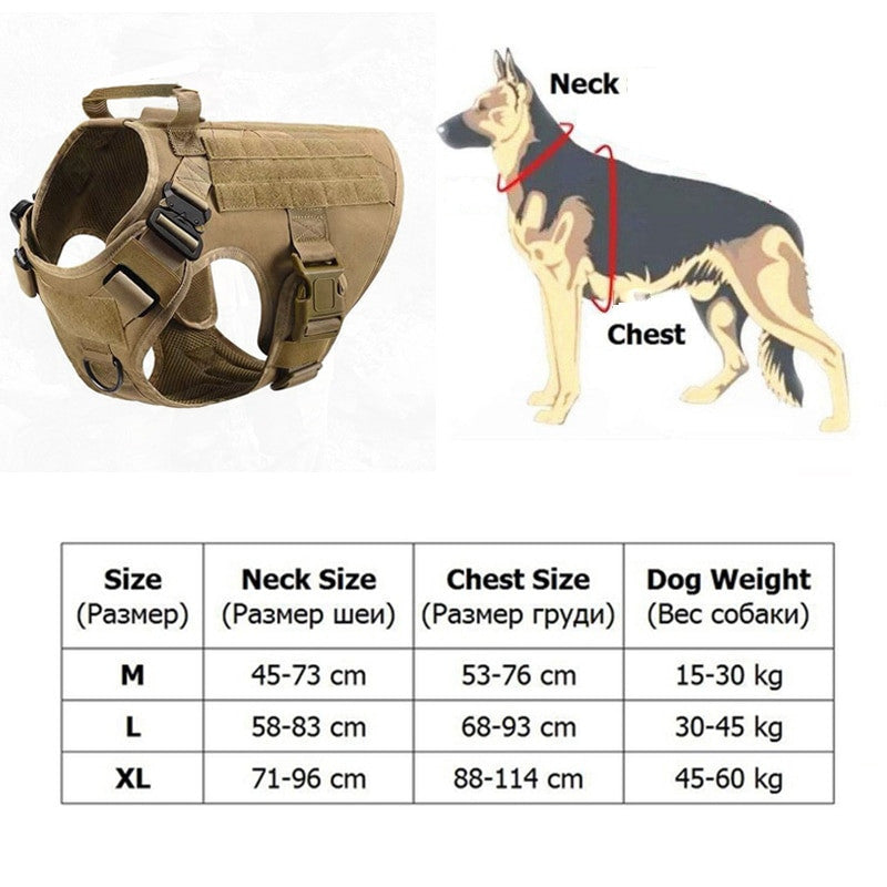 Tactical Dog Harness-5