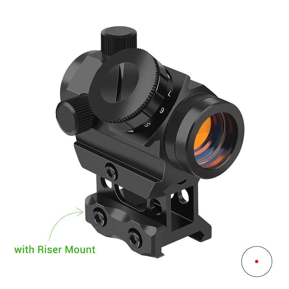 1x20 Tactical Rifle Scope 4 MOA Red Dot Sight Airsoft-7